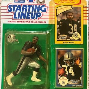 1990 Bo Jackson football rookie Starting Lineup